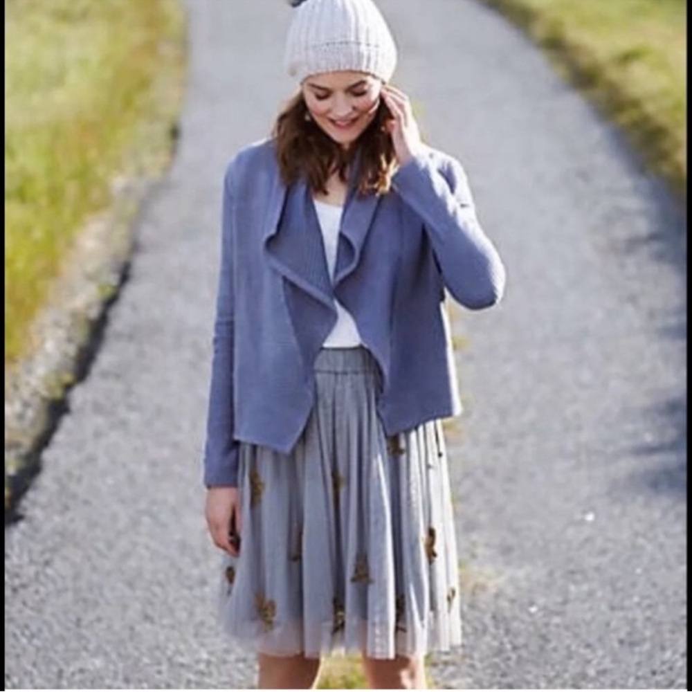 Moulinette Soeurs Silver Embellished Mini Skirt - Picture 9 of 9